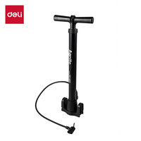 得力打气充气篮球高压山地自行车便携家用50cm钢合金打气 F1323