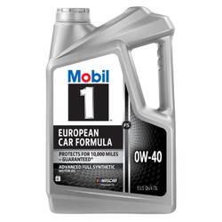 Mobil 美孚 1号  美国原装海外进口  全合成汽机油 0W-40 SN级 4.73L(5Qt)