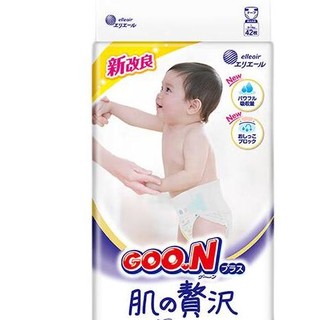 GOO.N 大王 新奢华肌系列 纸尿裤 L42片