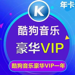 KUGOU 酷狗音乐 豪华VIP会员年卡12个月