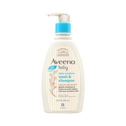 Aveeno 艾惟诺 每日倍护儿童洗发沐浴露二合一天然燕麦无泪配方 易冲洗 不假滑 354ML效期25/9