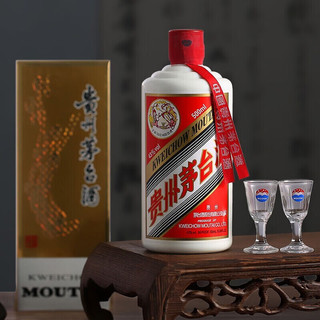 茅台（MOUTAI）【名酒鉴真】飞天茅台 酱香型白酒 43度 500ml  500mL 2瓶