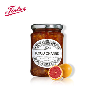 tiptree 缇树 英国进口血橙果酱水果茶早餐涂抹面包水果酱富含维生素340g