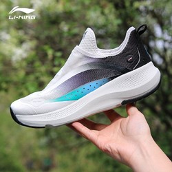 LI-NING 李宁 休闲鞋正品2024夏季新款潮流爆款SOFT GO反光透气清凉运动鞋