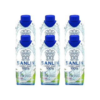 百亿补贴：SANLIN 三麟 泰国三麟100%椰子水天然电解质NFC椰青果汁330m*6瓶