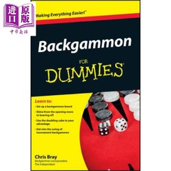 十五子棋入门 Backgammon For Dummies 英文原版 Chris Bray Wiley