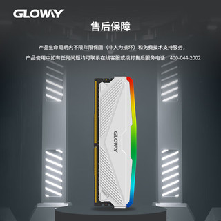 光威(Gloway) 32GB (16GBX2) 套装 DDR4 3600台式机内存 天策Ⅱ代系列 CL18 RGB灯条