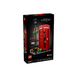 LEGO 乐高 积木创意系列21347伦敦红色电话亭儿童玩具