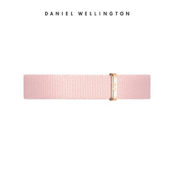 Daniel Wellington 丹尼尔惠灵顿 DanielWellington）DW原装表带10mm粉色编织带女款DW00200289（适用20*26mm方表）