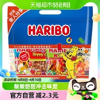 88VIP：HARIBO 哈瑞宝 德国牌哈瑞宝小熊橡皮糖虫虫软糖水果糖网红儿童糖果零食80g×4袋