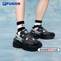 FILA 斐乐 FUSION斐乐官方潮牌铠甲鞋老爹鞋女鞋厚底鞋子休闲运动鞋