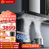 VATTI 华帝 i11217+89B三腔S10油烟机灶具套装欧式变频25大风量5.2kW天然气灶