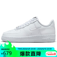 NIKE 耐克 板鞋女AF1空军一号AIR FORCE 1运动鞋FB8251-100白36.5