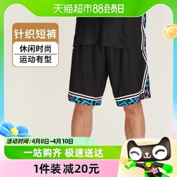 UNDER ARMOUR 安德瑪 UA安德瑪籃球褲2024新款短褲套裝男女比賽訓練透氣速干跑步運動服