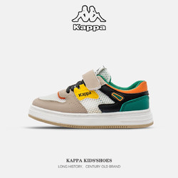 Kappa 卡帕 儿童春秋板鞋 运动透气小白鞋