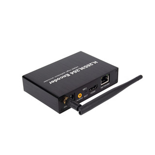 hdmi视频直播码器RTMP推流盒H265/NVR录像GB28181/RTSP/ONVIF协议 单路HDMI码器（无线款）