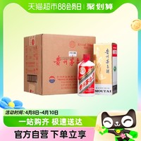 88VIP：MOUTAI 茅台 贵州茅台飞天43度酱香型白酒500ml*6原箱