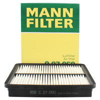 曼牌滤清器 曼牌(MANNFILTER)空气滤清器/空气滤芯/空滤C27050(现代ix35 2.0L/2.4L/索纳塔2.0L/2.4L/K5）