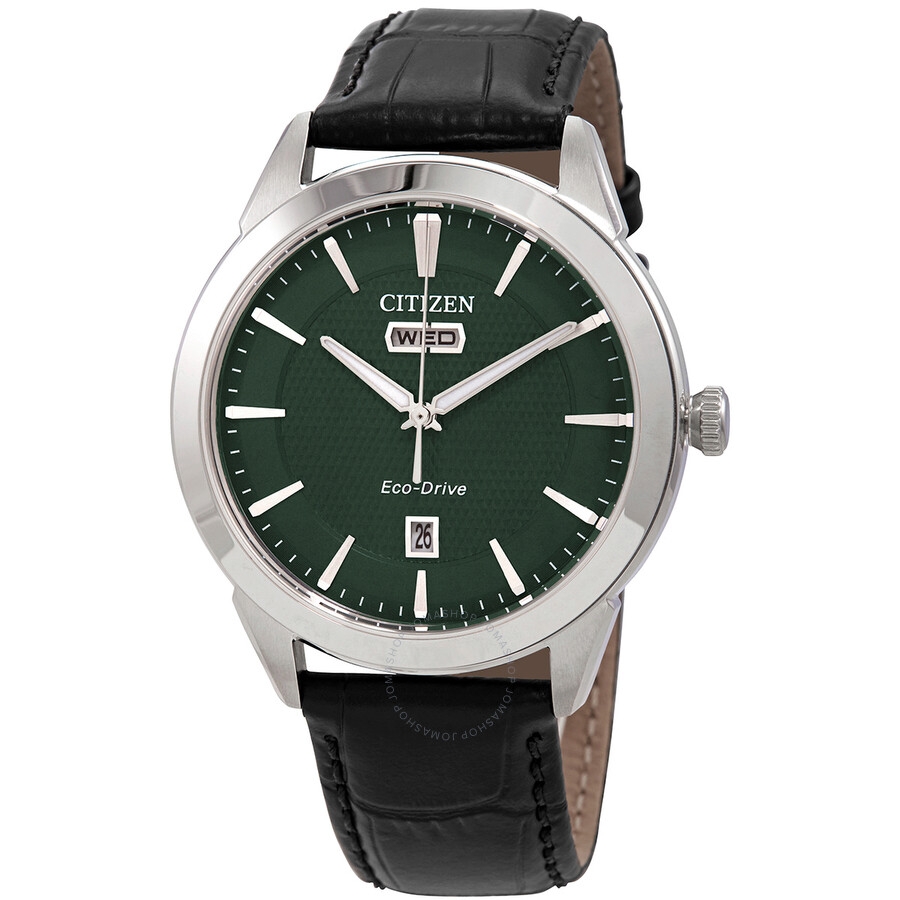 Eco-Drive Corso 绿色表盘光动能男表 AW0090-02X