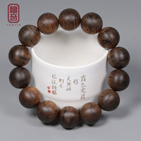 TANYIN 檀音 沉水浮品级越南惠安软丝奇楠种老料沉香手串男款17mm14颗收藏级 5分沉越南惠安棋楠种26.11克