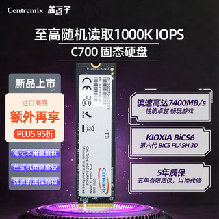 芯点子 C700 NVMe M.2 固态硬盘 1TB（PCI-E4.0）