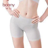 BONNY 博尼 裤女防走光可外穿收腹无痕薄款超弹中腰运动平角裤夏季2条