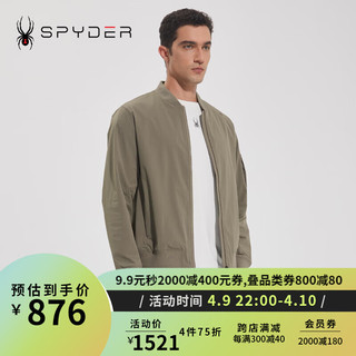 SPYDER 新品男子URBAN LIFE户外运动夹克23MF115M 游牧灰 M