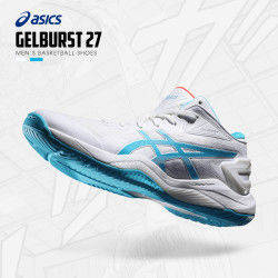 asics亚瑟士篮球鞋男子gelburst27轻量缓震运动实战球鞋1063a075