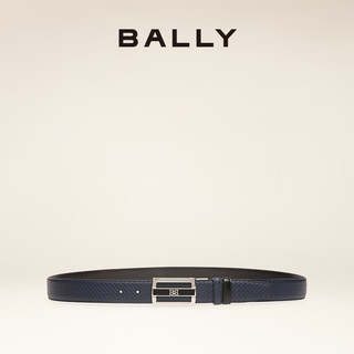 BALLY 巴利 男士蓝色皮革腰带