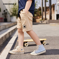 CONVERSE 匡威 儿童装男童裤子夏季新款纯棉运动短裤外穿星标宽松工装裤潮裤子 游猎色 150cm/M