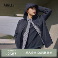 AIGLE 艾高 秋冬男士MTD防风防雨透汽户外保暖休闲时尚棉服外套