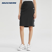 SKECHERS 斯凯奇 女裙半身裙官方旗舰夏季透气女子中裙休闲运动裙子