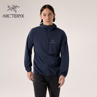 ARC'TERYX 始祖鸟 ARC’TERYX始祖鸟 SQUAMISH HOODY 轻量 男子 风壳夹克 Black Sapphire/蓝黑色 S