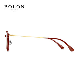 暴龙（BOLON）眼镜近视光学镜眼镜框可配度数 BJ5115B20框+优可视变色1.60 B20-玳瑁红棕