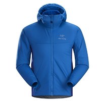 ARC'TERYX 始祖鸟 男士 ATOM LT HOODY 冬季保暖轻便舒适透气 防风轻量级 户外保暖棉衣男 L 海神蓝Shimizu