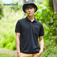 mont·bell montbell日本夏季新款户外速干简洁POLO衫翻领男款短袖T恤