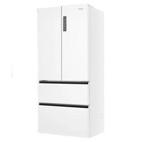 以旧换新、PLUS会员：Haier 海尔 BCD-510WGHFD59WVU1 法式多门超薄嵌入式冰箱 510L 白色