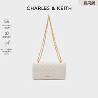 CHARLES & KEITH CHARLES&KEITH;春夏女包CK6-10680924油画菱格链条钱包小方包