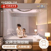 开诚（kaseen）A类家用婴儿防摔围栏蚊帐三开门150*200 宇航员【加密网眼】 宇航员【A类标准 加厚支架】