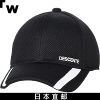 迪桑特（DESCENTE）【】迪桑特 运动帽 双网格 防水吸汗速干 DMATJC00 BK F