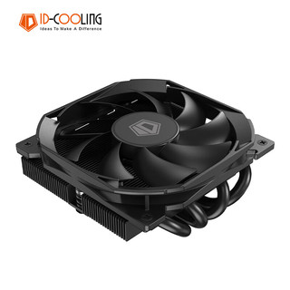 ID-COOLING 酷凛）下压式CPU风冷散热器 4热管直触 适用LGA1200/LGA1700/AM4/5  IS-37-XT BLACK