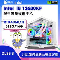 百亿补贴：GAINWARD 耕升 胖虫Intel  I5 12600KF搭载RTX4060/TI游戏diy组装机台式电脑