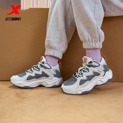 xtep 特步 女鞋老爹鞋运动鞋女士休闲鞋防臭复古潮流鞋子