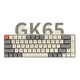 京东百亿补贴：LANGTU 狼途 GK65 三模机械键盘 65键 金轴