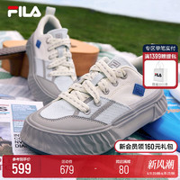 FILA 斐乐 官方女鞋FOSSO复古帆布鞋2024夏新款川行鞋运动鞋休闲鞋