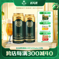 Augerta 奥古特 青岛啤酒奥古特500ml*18听青岛原产啤酒风味整箱 旗舰包邮