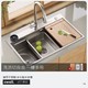  cleanup日式洗菜盆大单槽加厚不锈钢水槽厨房家用洗碗池大单盆　