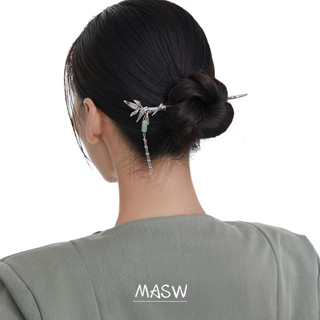 MASW麻秀原创设计新中式复古竹节发簪竹子现代简约轻奢中国风簪子
