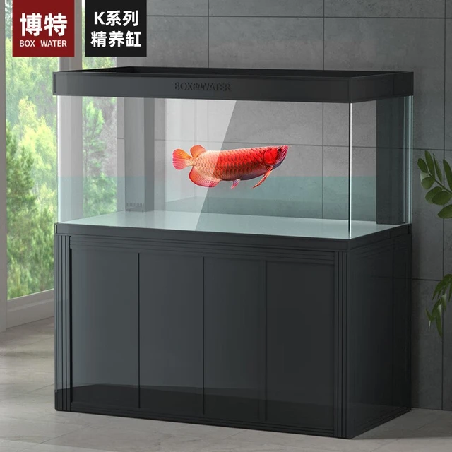 box&water 博特精养缸魟鱼龙鱼缸底滤困水仓水族箱客厅大型超白玻璃鱼缸 K系列精养缸 1530