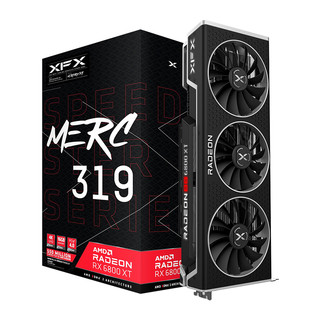 XFX 讯景 RX 7800 XT 海外版Pro 16G 游戏显卡